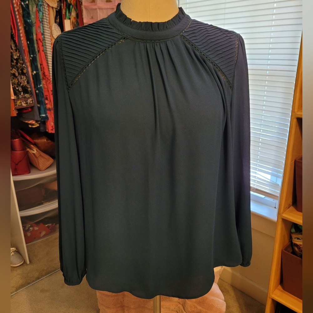 Loft high-neck blouse